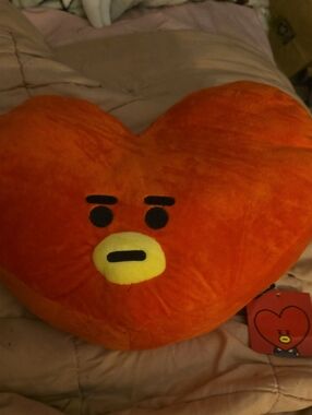 BT21 TATA Heart Plush Pillow